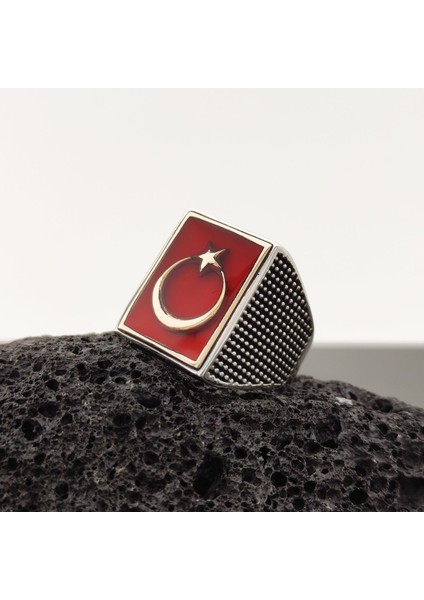 925 Ayar Gümüş Ayyıldız Yüzük fiyatları