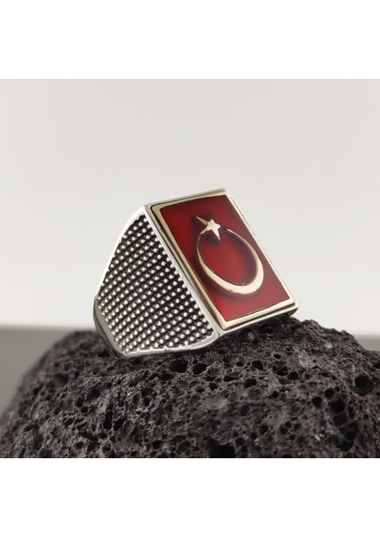 925 Ayar Gümüş Ayyıldız Yüzük modelleri