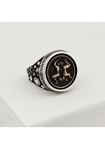 925 Ayar Gümüş Ikizler Burcu Yüzük