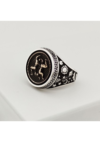 925 Ayar Gümüş Ikizler Burcu Yüzük fiyatları