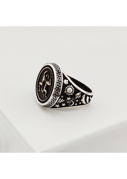 925 Ayar Gümüş Ikizler Burcu Yüzük modelleri