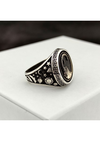 925 Ayar Gümüş Oğlak Burcu Yüzük modelleri