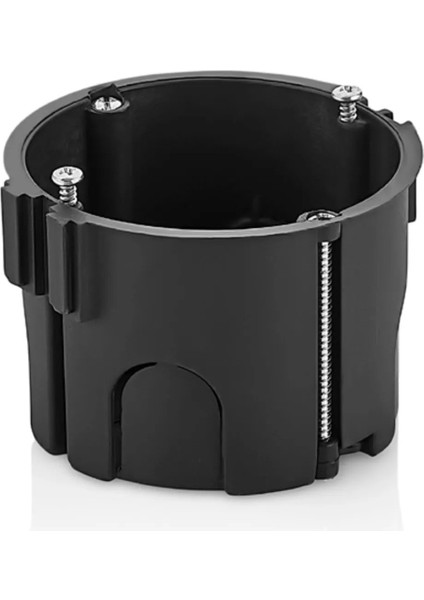 10 Adet Alçıpan Kasa Geçmeli Siyah