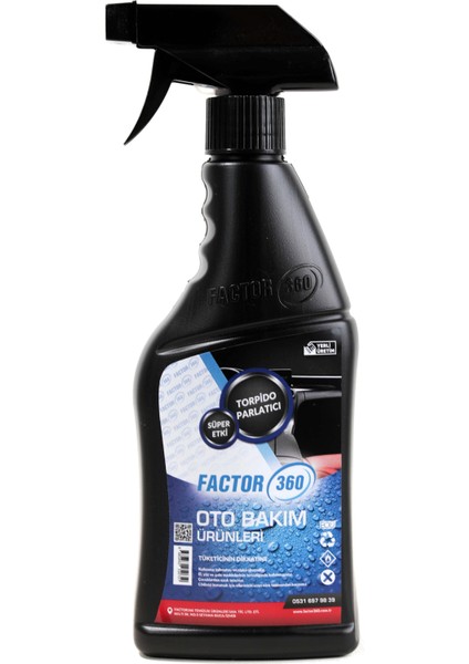 FACTOR360 Torpido Parlatıcı Süt 500 ml