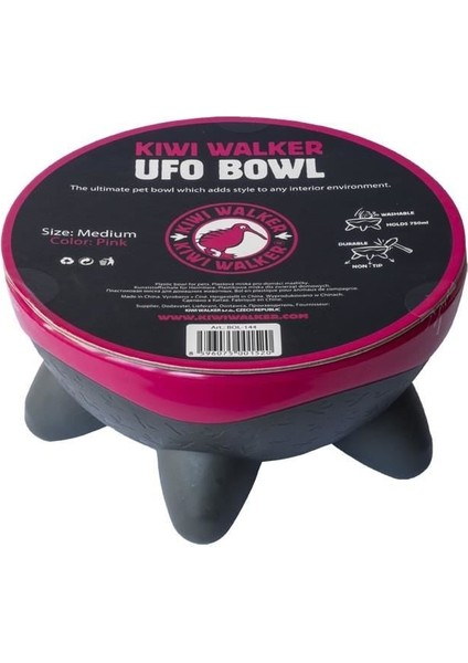 Walker Ufo Devrilmeyen Mama Su Kabı 750 ml Pembe