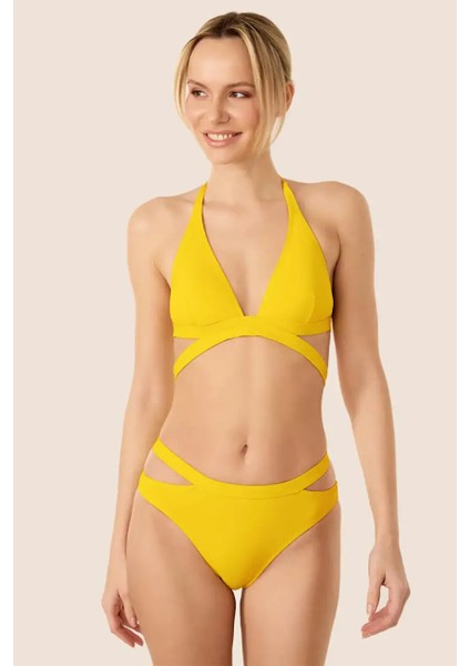 3402 Sarı Bikini Takımı