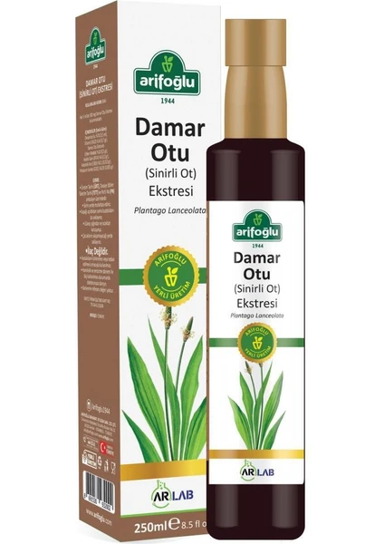 Damar Otu Sinirli Ot Ekstresi 250ML