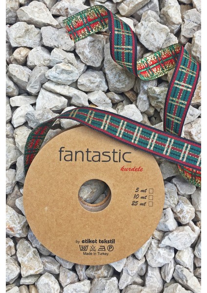 Dokuma Yılbaşı Kurdelesi (16MM Genişlik - 10MT Uzunluk) modelleri