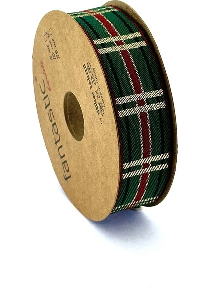 Dokuma Yılbaşı Kurdelesi (25MM Genişlik - 10MT Uzunluk) fiyatları