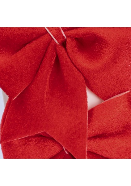 New Year Yılbaşı Ribbon Kırmızı Ağaç Kurdelesi 12X13 cm fırsatları