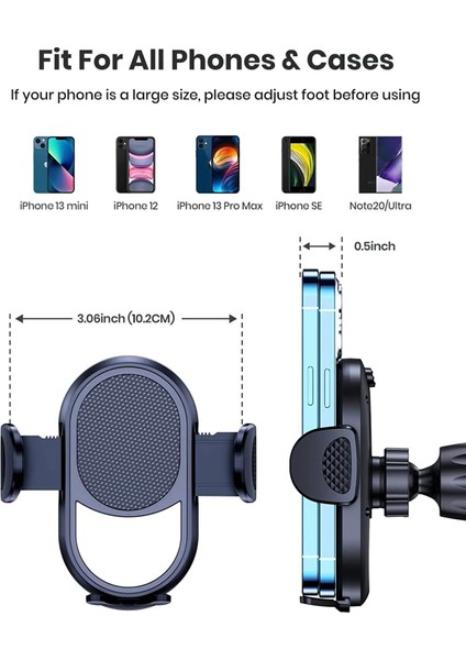 Araç Içi Otomatik Elite Versiyon Telefon Tutucu Cam ve Torpido Için fiyatları