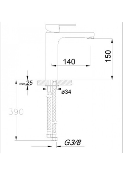 Pera Lavabo Bataryası Mix Altın (Gold) 571A fiyatları