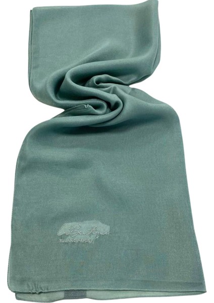 Abiye Nil - Mint Yeşili Düz Renk Şal 1 - 26774