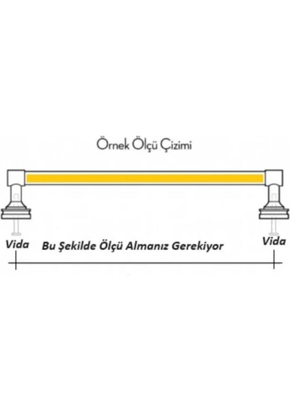 Mobilya Dolap Kulpu Mutfak Çekmece Kulbu Rustik Siyah Gold 192 mm modelleri