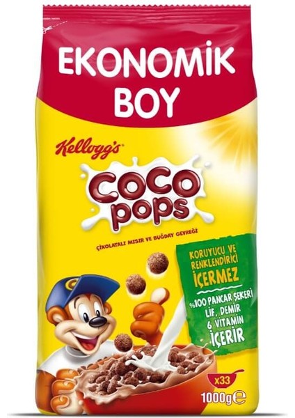 Çikolatalı Mısır ve Buğday Gevreği 1200 gr