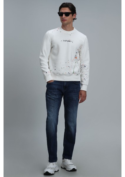 Alexander Erkek Sweatshirt Kırık Beyaz