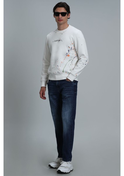 Alexander Erkek Sweatshirt Kırık Beyaz