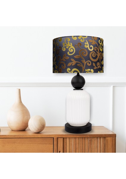 Lotus Opal Black - White Cam Abajur fiyatları