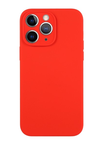 iPhone 11 Pro Max ile Uyumlu Içi Kadife Dokulu Kamera Korumalı Silikon Lansman Kılıf