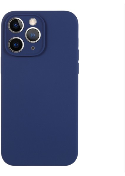 iPhone 11 Pro Max ile Uyumlu Içi Kadife Dokulu Kamera Korumalı Silikon Lansman Kılıf