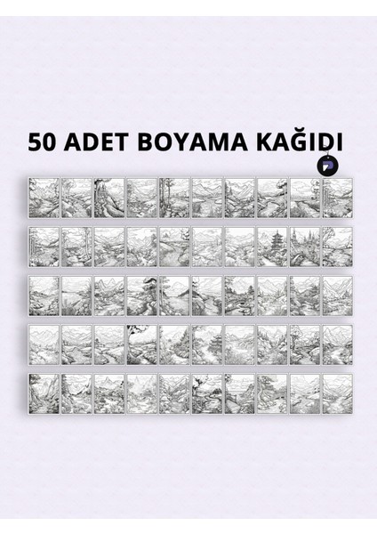 Doğanın Dansı Yetişkin Boyama Kitabı, Manzara Mandala Boyama Kitabı, Boyama Defteri,boyama Sayfaları fiyatları