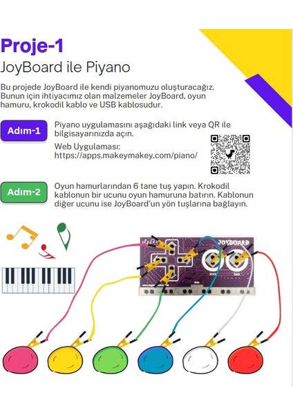 Joyboard Robotik Kodlama Seti 5 Yaş ve Üzeri (Proje Kitapçığı Ile Birlikte)