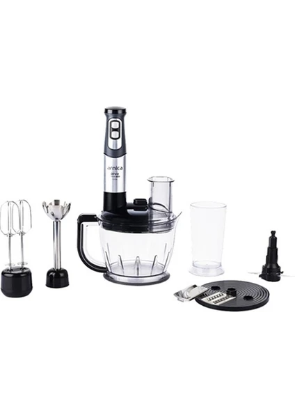 GH21801 Diva Trend Pro Doğrayıcı Blender Seti Gümüş