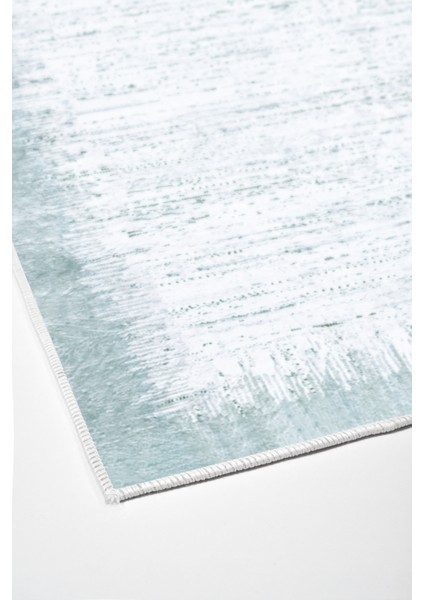 Dijital Salon Halısı Trend Keçe Kaymaz Taban Modern Evelina Mavi fırsatları