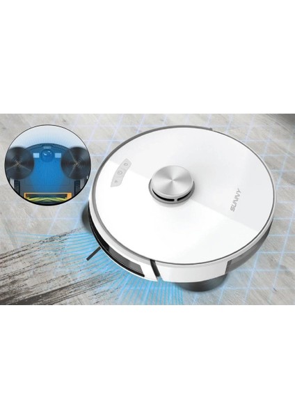 Snrbt12 Hero Extra Robot Süpürge Beyaz