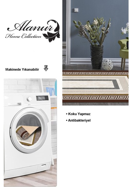 Dijital Salon Halısı Yıldız Deri Kaymaz Taban Modern Esmee Gold modelleri