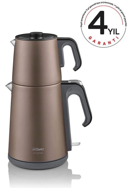 AR3080-T Çay Sefası Toprak 1650 W Çelik Çay Makinesi