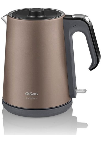 AR3080-T Çay Sefası Toprak 1650 W Çelik Çay Makinesi