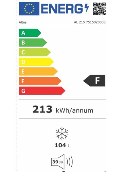 AL 215 Sandık Tipi Derin Dondurucu 104lt