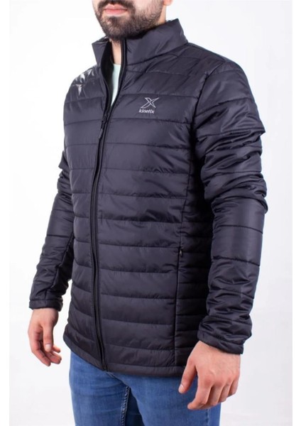 M-Basic Man Padded Coat 2Pr Siyah Erkek Mont