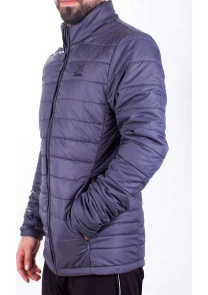 M-Basıc Man Padded Coat 2Pr Koyu Gri Erkek Mont