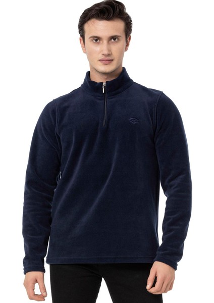Yarım Fermuarlı Polar Lacivert Erkek M1517TL