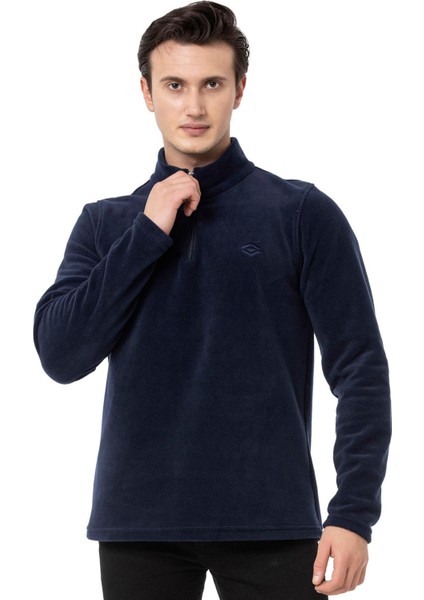 Yarım Fermuarlı Polar Lacivert Erkek M1517TL