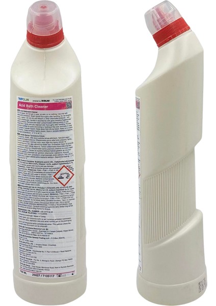 Topclın Acıd Bathroom Cleaner Banyo Temizleyici 750 ml modelleri