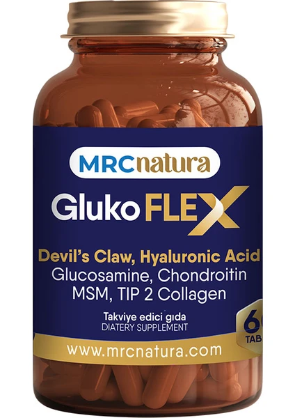 Natura Glukoflex Glukozamin Condro. Msm Tip2 Kol. Devil's Claw Hyal.Asit 60 Tab