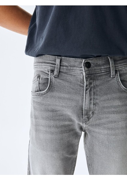 Erkek Jumy Normal Bel Dar Paça Super Skınny Jean Pantolon