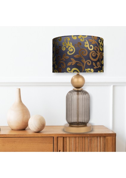 Lotus Opal Black Contrast Cam Abajur