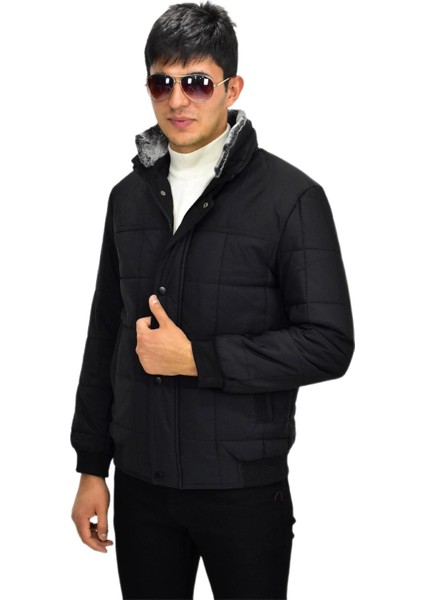 Erkek Büyük Beden Spor Peluş Yaka Mont M3096 BGL-ST03243 modelleri