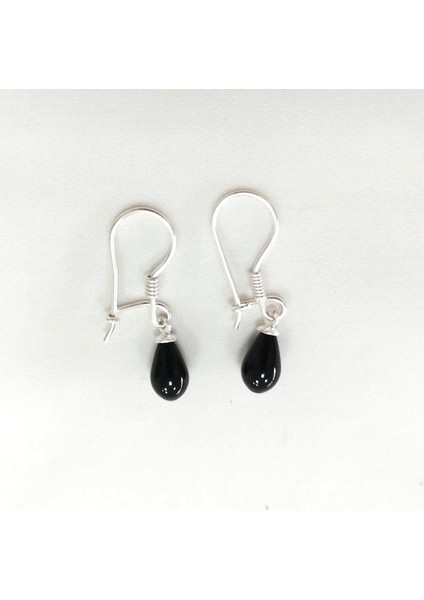 Oltu Taşlı 925 Ayar Damla Gümüş Sallantılı Kadın Küpe fırsatları