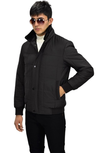 Erkek Spor Peluş Yaka Mont M3096 BGL-ST03242