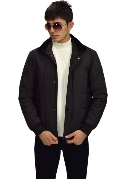 Erkek Spor Peluş Yaka Mont M3096 BGL-ST03242