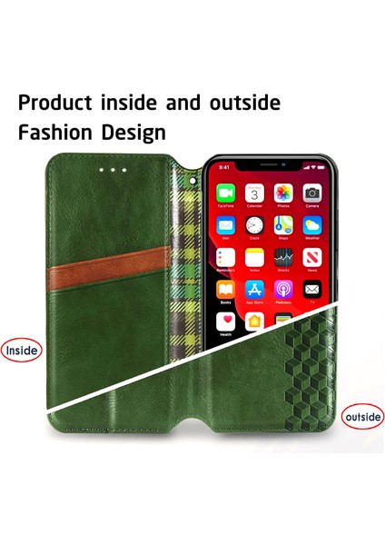 iPhone 11 Kart Tutuculu Cüzdan Kılıfı, Pu Deri Çevirme Çubuğu Darbeye Dayanıklı Kapak (Yurt Dışından)