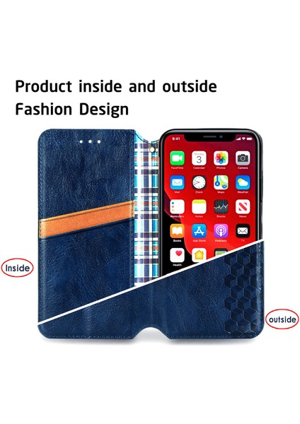 iPhone Xs Max Kart Tutuculu Cüzdan Kılıfı, Pu Deri Çevirme Çubuğu Darbeye Dayanıklı Kapak (Yurt Dışından)