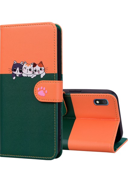 Samsung Galaxy A10 Sevimli Hayvan Desenli Kart Yuvalı Cüzdan Kılıfı (Yurt Dışından) fırsatları
