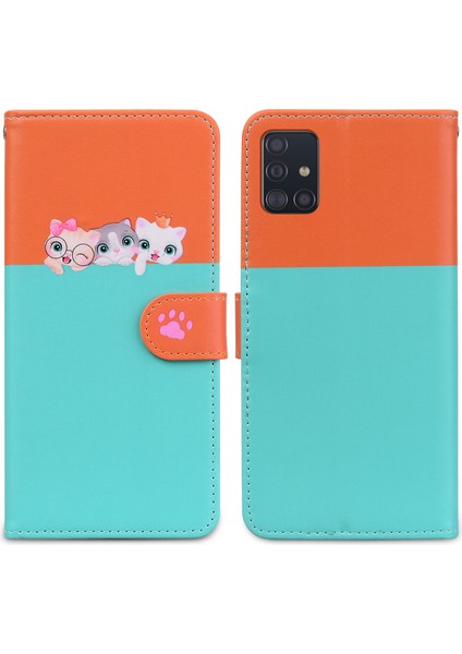 Samsung Galaxy A51 4g Sevimli Hayvan Desenli Kart Yuvalı Cüzdan Kılıfı (Yurt Dışından) indirimleri