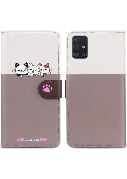 Samsung Galaxy A51 4g Sevimli Hayvan Desenli Kart Yuvalı Cüzdan Kılıfı (Yurt Dışından) indirimleri